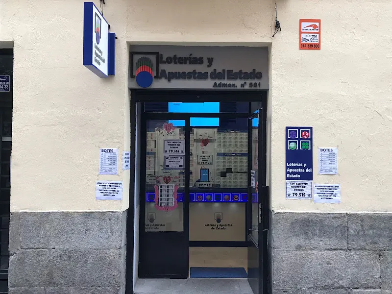 Administración de lotería n°501 ("El Barco del Tesoro") - Madrid