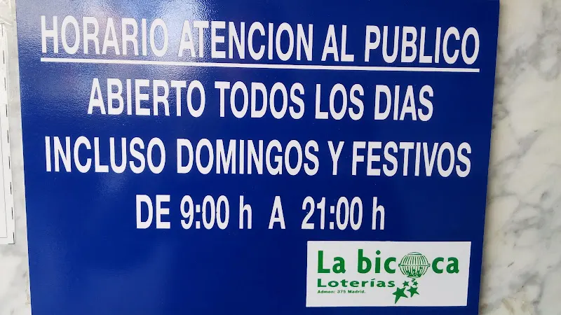 Administración de lotería n°35 (La Bicoca)