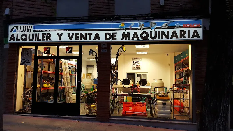 Ecma Alquiler y Venta de Maquinaria - Agencia de alquiler de equipos en Madrid - foto 2
