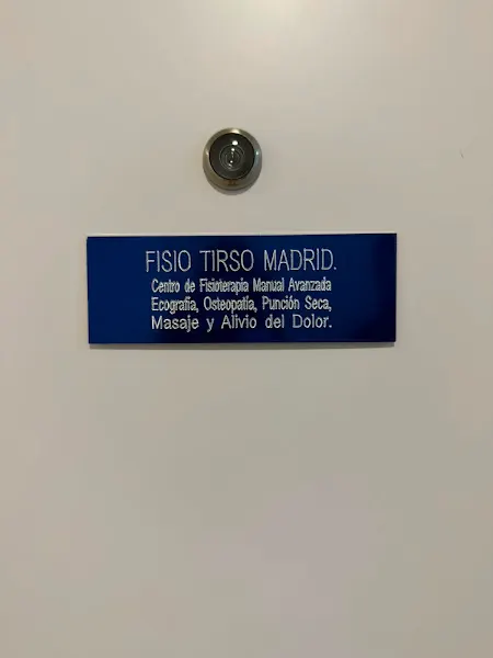 FISIO TIRSO MADRID. Centro de Fisioterapia, Ecografía, Osteopatía, Punción seca y Masaje.