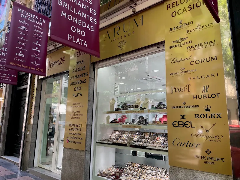 ARUM JOYEROS - Compra venta de relojes y joyas - Madrid