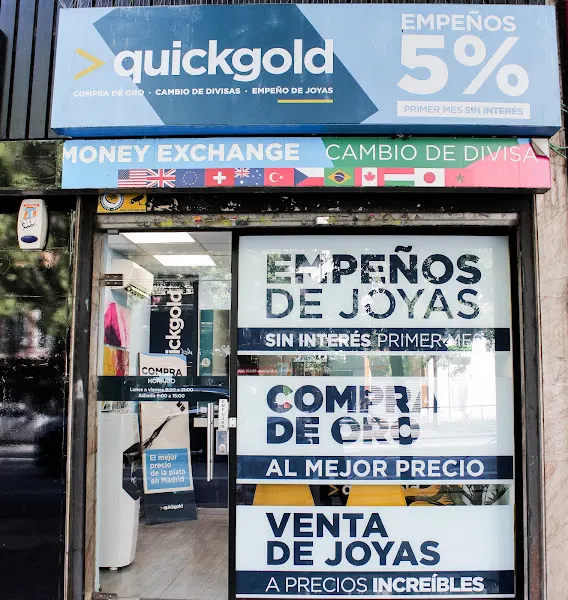 Quickgold Madrid (Alcalá - Ventas) - Compro Oro | Casa de Cambio - Madrid