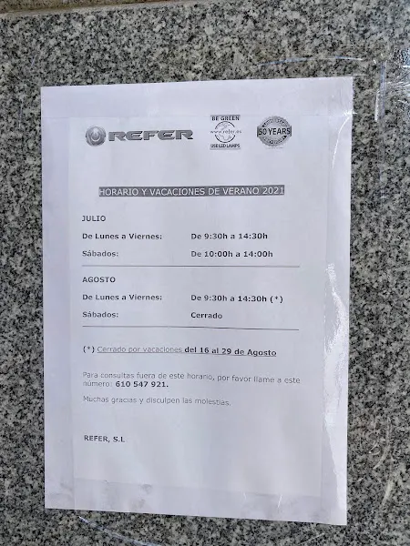 REFER Suministros Eléctricos e Iluminación