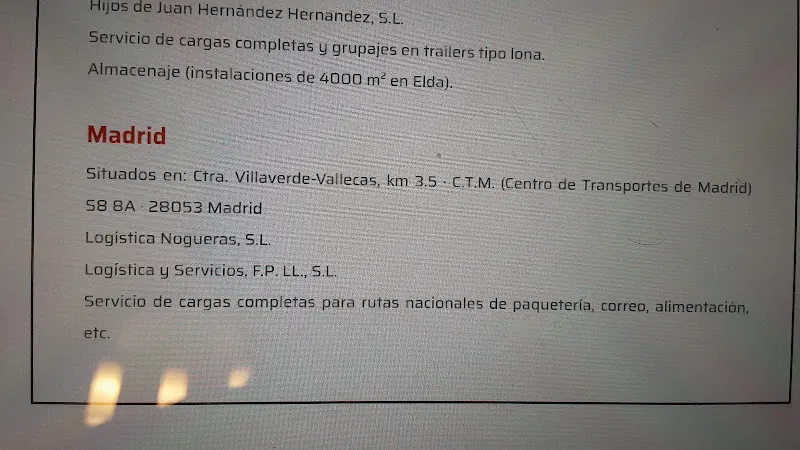 Logística Nogueras, S.L.