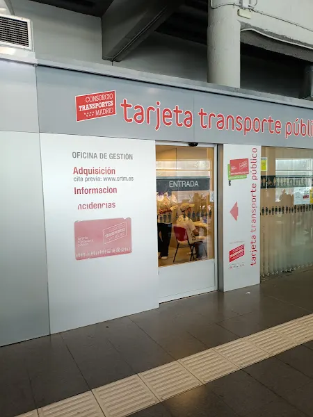 Oficina de Tarjeta Transporte Público Méndez Álvaro