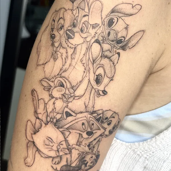 Tatuajes línea fina Madrid | Calamaria - Estudio de tatuajes en Madrid - foto 2