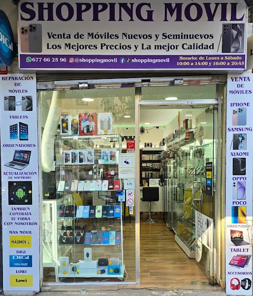 SHOPPING MÓVIL Móviles, Accesorios, Fibra - Madrid