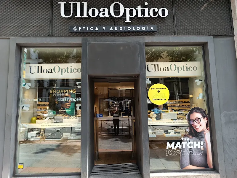 Óptica y Centro Auditivo Ulloa Óptico – Marqués de Urquijo, 33