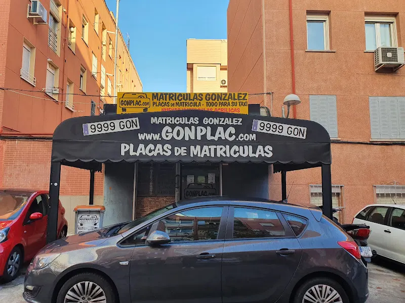 Matrículas Gonplac