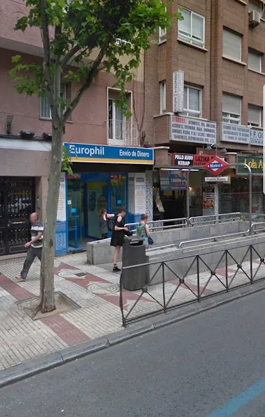 EUROPHIL Zona Pueblo Nuevo - Envio de Dinero - Oficina de Cambio de Divisas - Change Dollar - Madrid