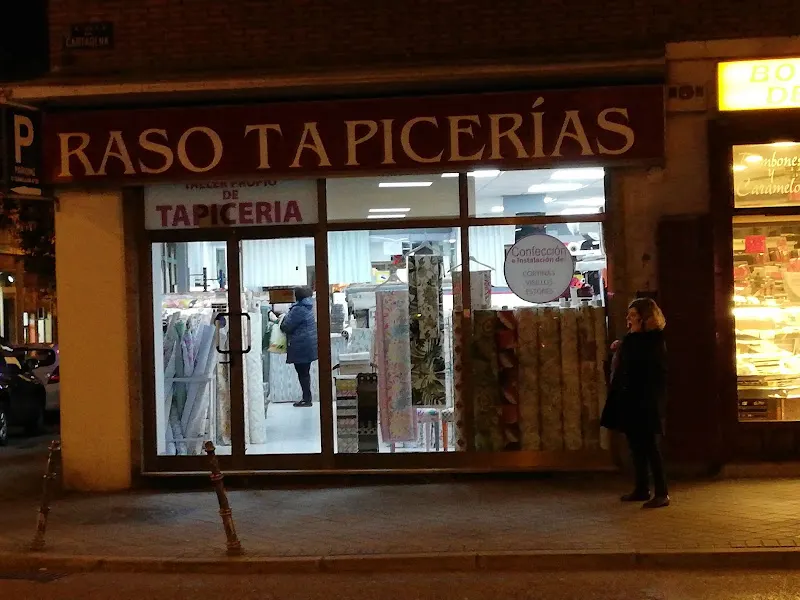 RASO TAPICERÍAS - Tienda de Telas y Cortinas. Taller Propio de Tapicería. - Madrid