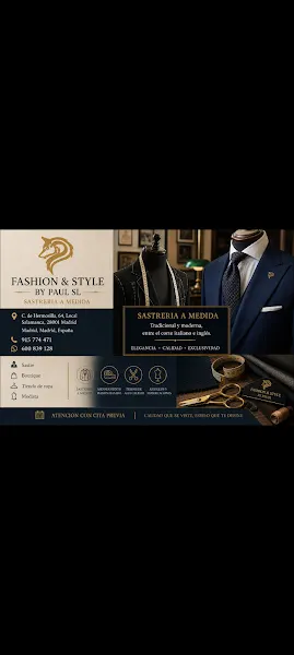 FASHION & STYLE BY PAUL SL, Sastreria a Medida - Madrid